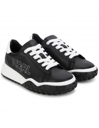 KARL LAGERFELD Teens Leather Lace-Up...