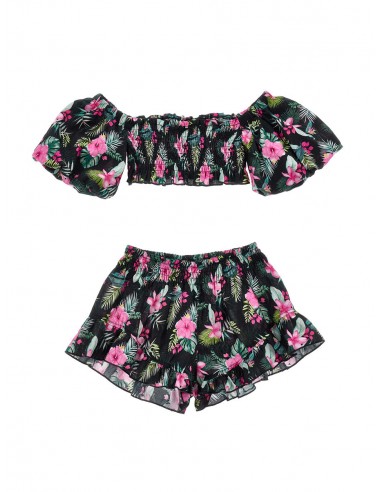 Monnalisa Girls Jungle muslin set