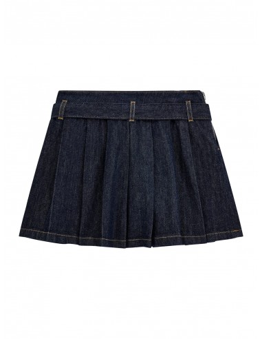 Guess Girls Denim Pleated Skirt