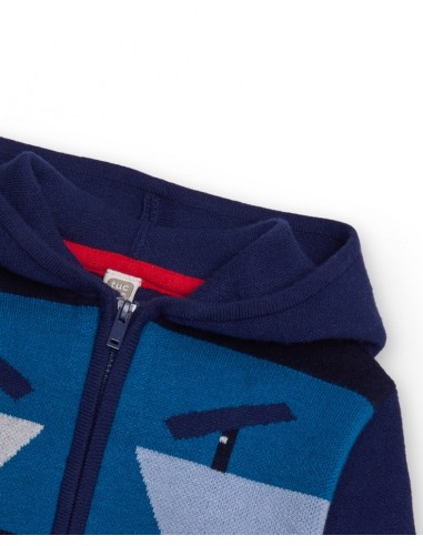 Tuc Tuc Boys Knitted Jacket Go Team Go