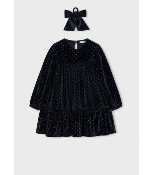 Mayoral Girls Velvet Dress